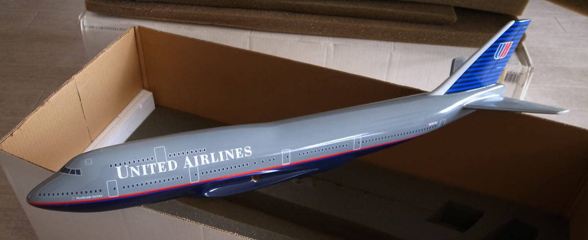 Amazon | UNITED ユナイテッド航空 WING CLUB製 B747-400